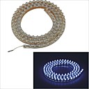 carking ™ pvc-120cm bande de lumière souple imperméable à l'eau conduit pour les voitures / motos