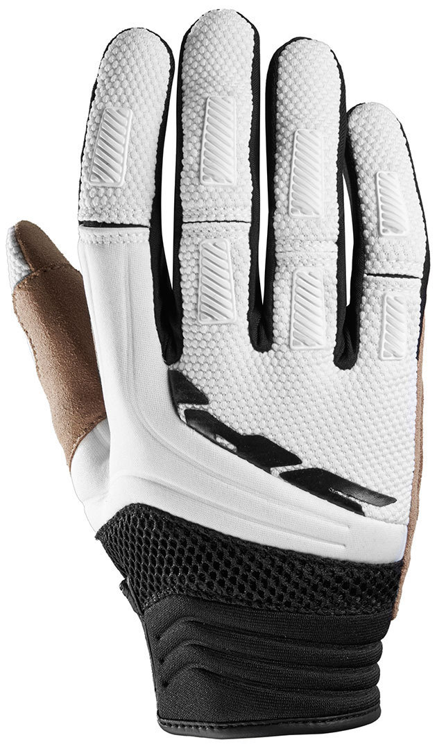 Spidi Mega-X Youth Gloves, black-white, Size M for Kids, black-white, Size M