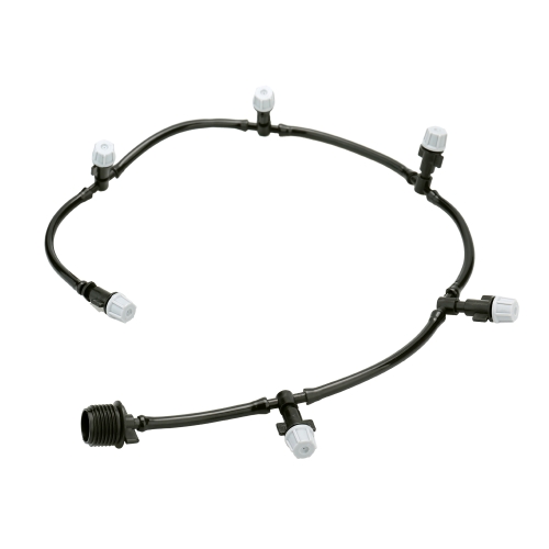 10m Petite Taille Jardin Pelouse À L'extérieur Irrigation Pulvérisateur En Plastique Buses Costumes Pulvérisation Refroidissement Atomisation Arroseur Buse Outil Combinaison Costume