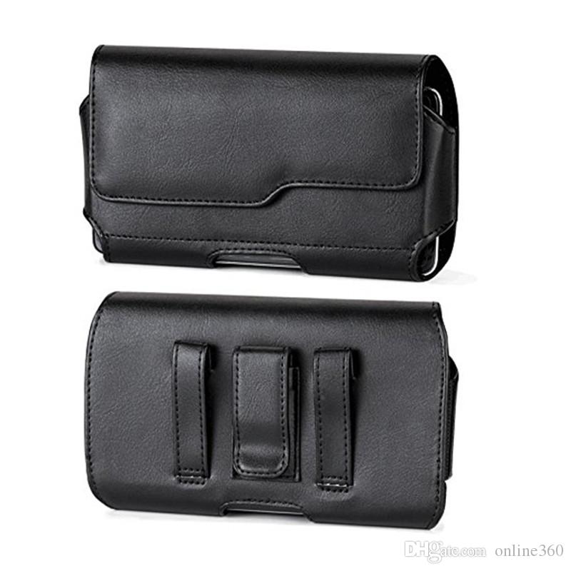 Brand New Phone Waist bag Hanging pocket universal leather belt For Samsung iphoneXS Xr Huawei waterproof Anti-fall case