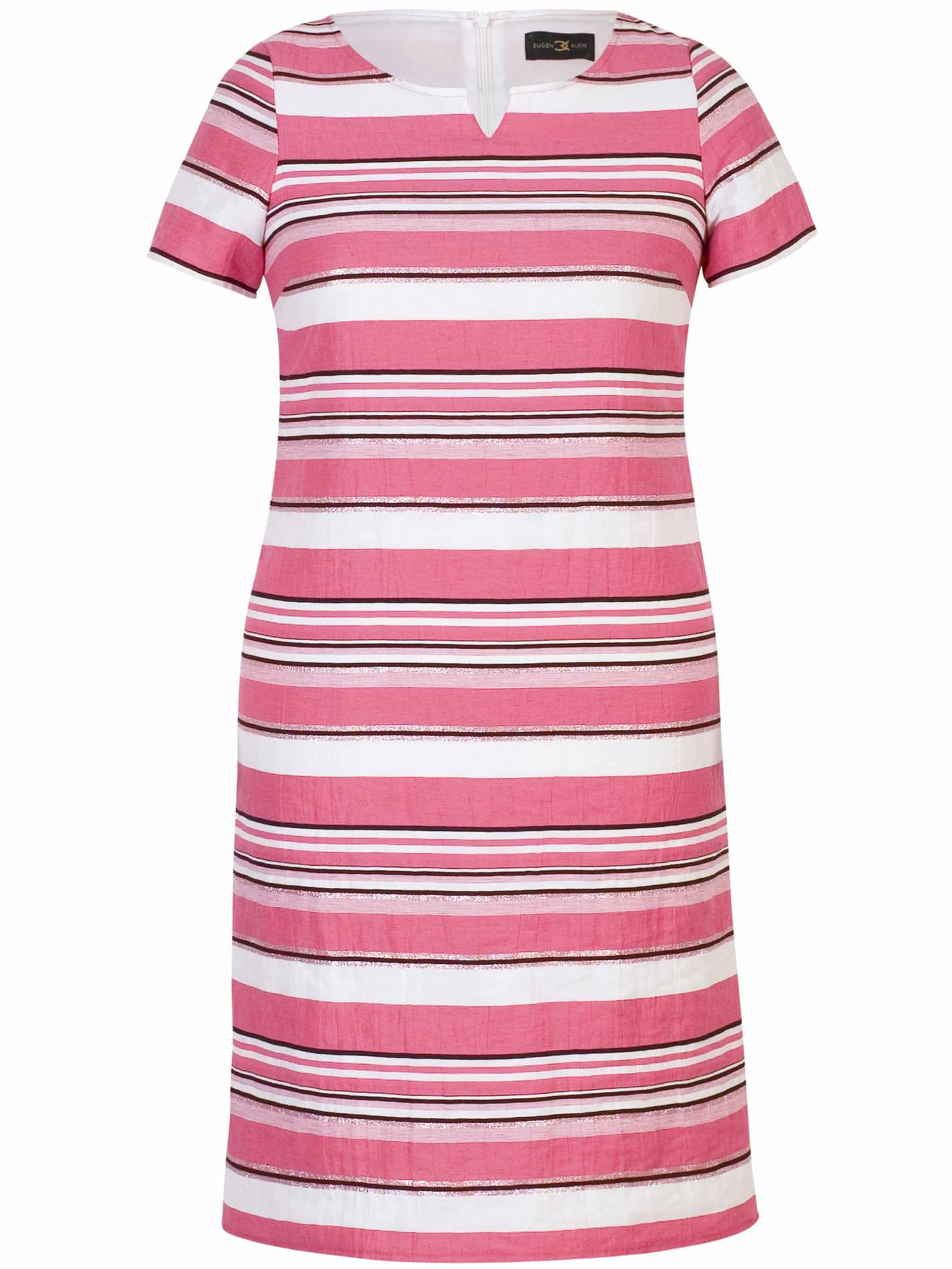 Eugen Klein Pink Linen Stripe Dress