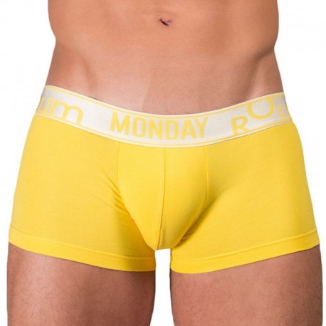 Rounderbum 5-Pack Lift My Day Boxers - Yellow - Purple - Pink - Green - Blue S