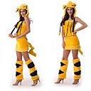 belle pikachu polyester jaune costume d'Halloween pour les femmes