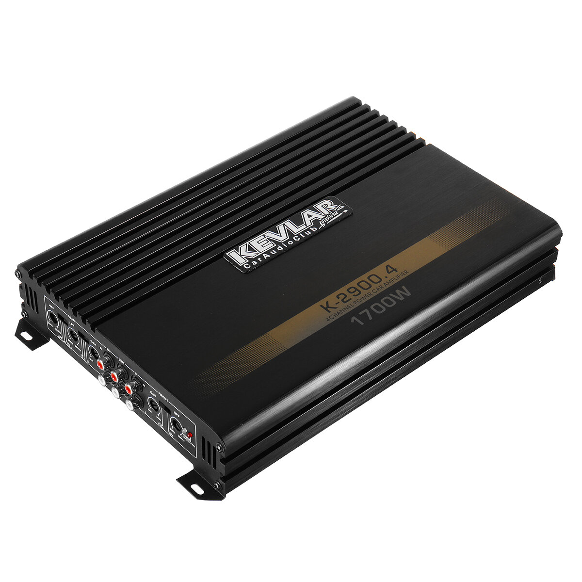 K2900 4 Channel 1700W Car Audio Power Amplifier Slim Subwoofer AMP DC 12V
