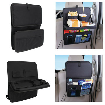 Auto Car Seat Back Organizer Foldable Waterproof Multi-Pocket Travel Storage Bag