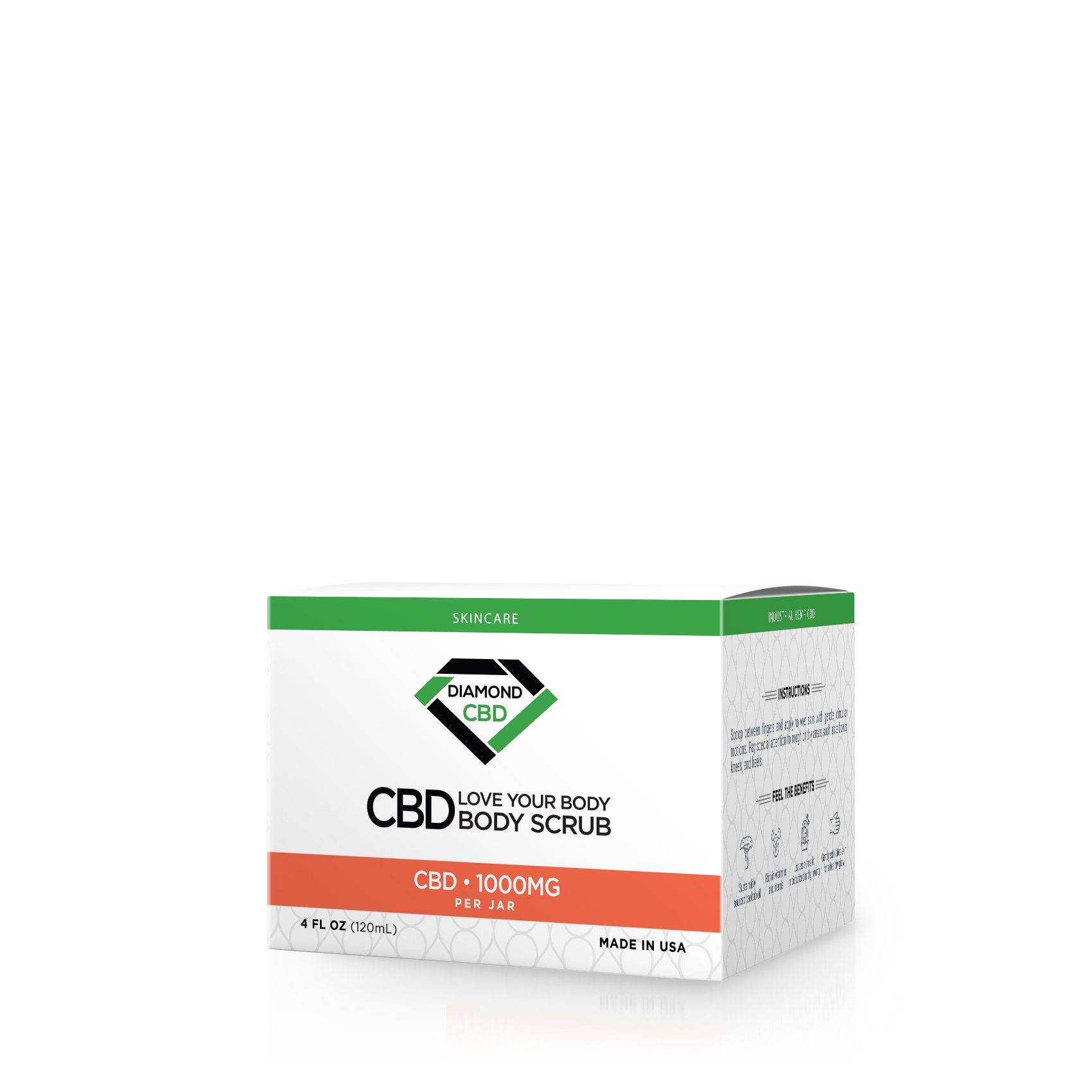 Diamond CBD Love Your Body Scrub - 1000mg