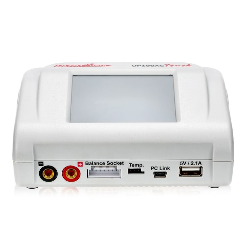 Original Ultra Power 100W UP100AC TOUCH Solde chargeur avec modes multi-chargement de deux ports USB pour batterie LiPo LiHV LiFe Lilon NiCd NiMh PB RC