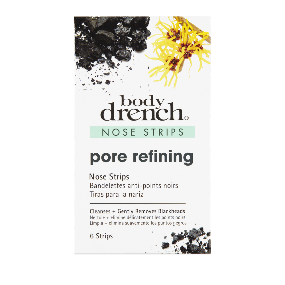 body drench pore refining nose strips pack of 6