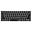 XSKN Hebrew Silicone Keyboard Skin and Touchbar Protector for 2016 Newest MacBook Pro 13.3/15.4 with Touch Bar Retina Display  (US/EU Layout)