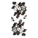 5 Pcs Peony Waterproof Temporary Tattoo(18.5cm9cm)