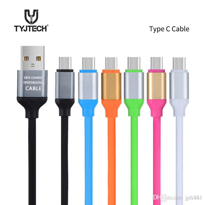 High Qulity Type-c USB Cable Braided Nylon Quick Charging Cable for SAMSUNG GALAXY S8 S8PLUS Durable USB 3.0 Data Line for OnePlus2 and more