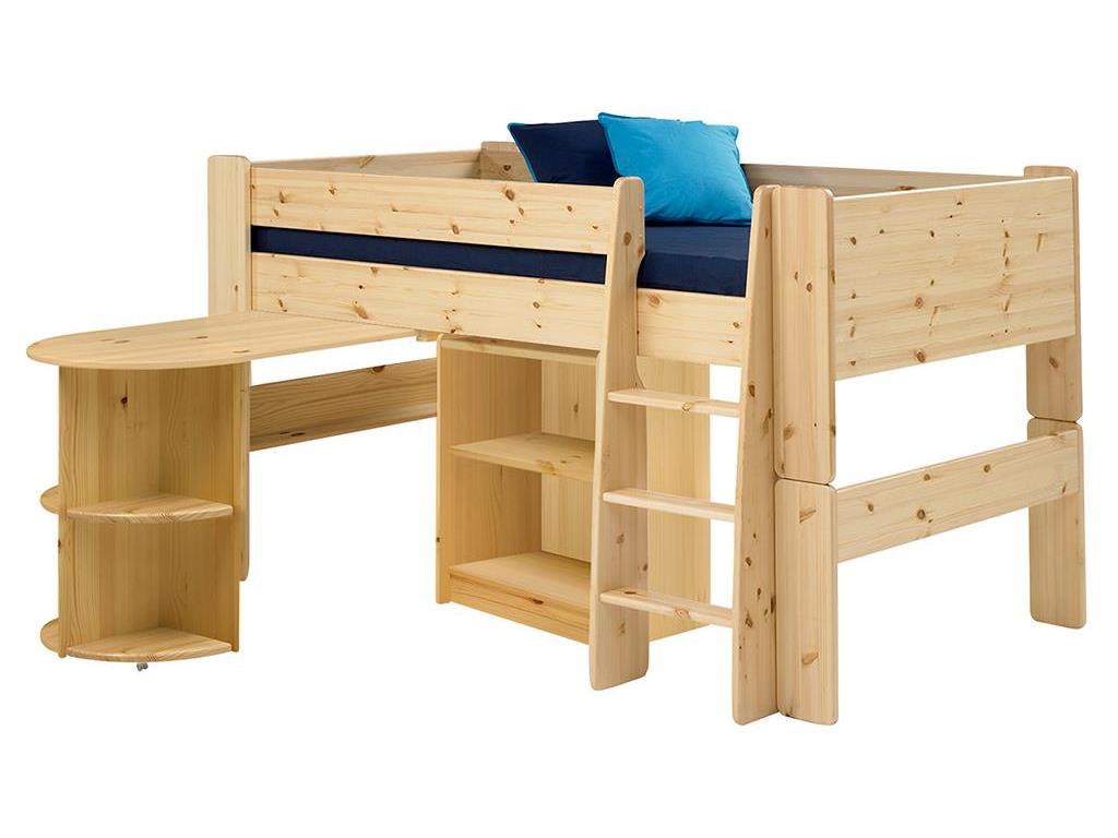 Steens for Kids Halbhochbett mit Schreibtisch