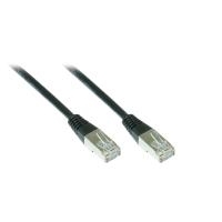 Good Connections Alcasa GOOD CONNECTIONS - Patch-Kabel - RJ-45 (M) - RJ-45 (M) - 0.3 m - FTP - (Kategorie 5e) - schwarz (805S-003)