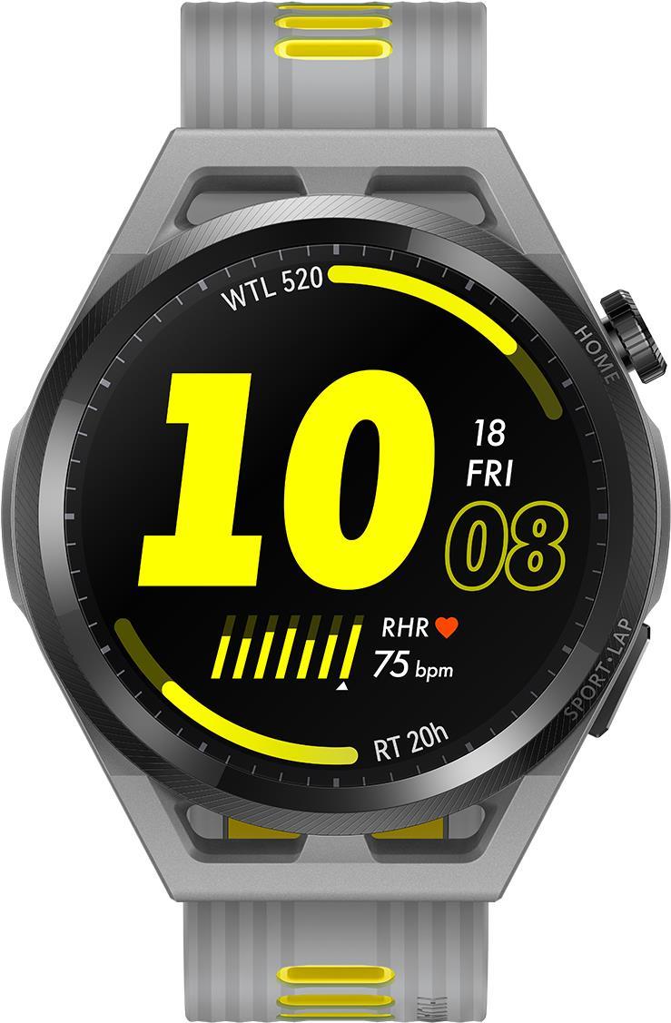 Huawei Watch GT Runner - 46 mm - grau - Sportuhr mit Riemen - Handgelenkgröße: 140-210 mm - Anzeige 3.6 cm (1.43