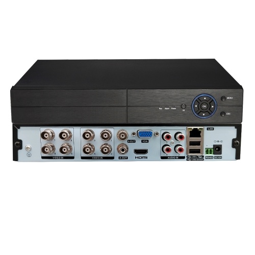 8-Kanal-Digitalvideorecorder AHD/Analog/TVI/CVI/DVR CCTV DVR P2P Telefonfernüberwachung für Home Office Security Surveillance System (NO HDD) US-Stecker