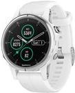 Garmin fenix 5S PLUS - Sapphire Edition - Uhr unterstützt GPS, GLONASS und Galileo - Wandern, Fahrrad, Golf, Laufen, Schwimmen 1.2  - Bandgröße 145-217 mm