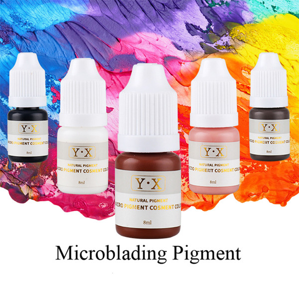 Professional Microblading Pigment Tattoo ink for Permanent Makeup Eyebrow/Lip/Eyeliner Cosmetic Organic Micro Pigment Color tattoo Supplies