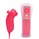2-in-1 MotionPlus Remote Controller and Nunchuk  Case for Wii/Wii U (Pink)