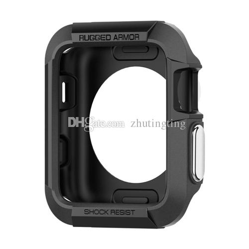 Rugged Armor Designed for Apple Watch Case for 42mm Series 3/2/1