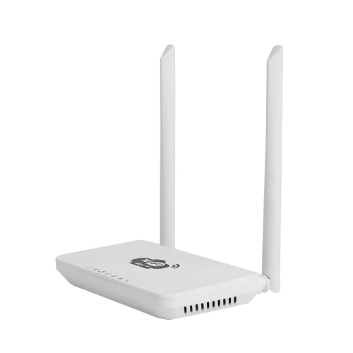 4G LTE WiFi Router 300Mbps Highspeed Wireless Router mit SIM-Kartensteckplatz 2 Externe Antennen Weiß (Europäische Version)