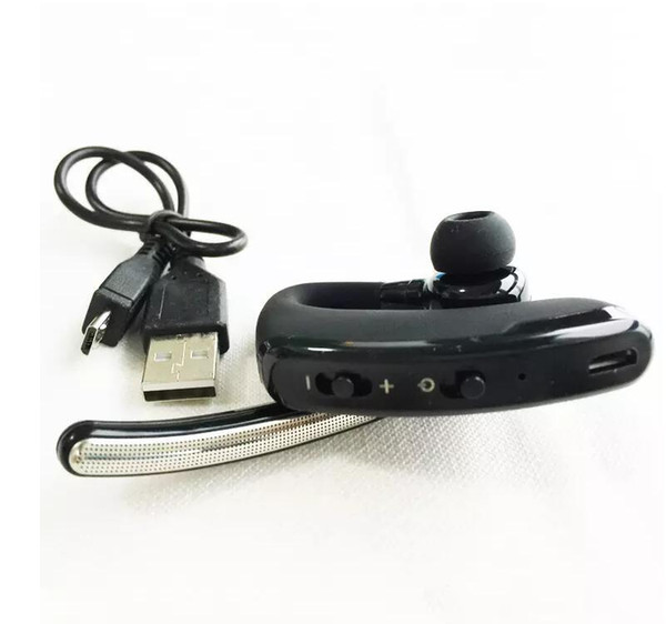 Ear hook business Bluetooth Headphones Wireless Headsets Bluetooth 4.0 bluetooth stereo headset for iphone samsung BLACK with retail