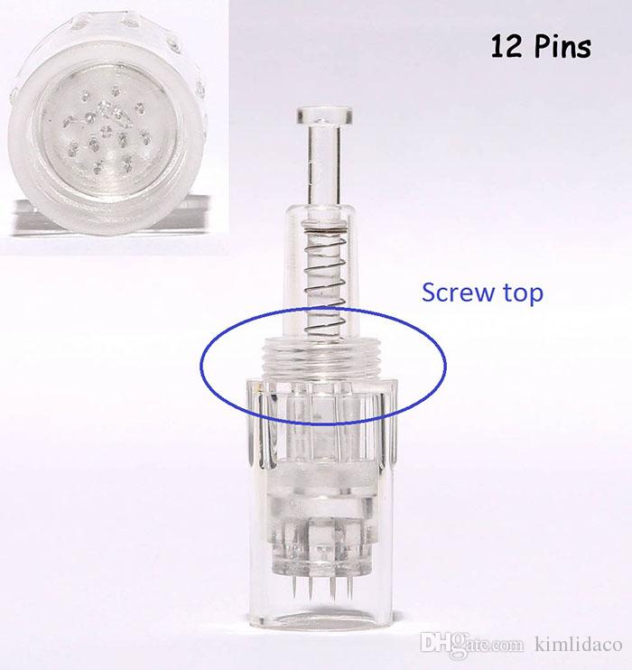 NC260 screw top derma pen needle cartridges 9/ 12 / 36 needles electric derma stamp dermapen replacement head derma roller screw top