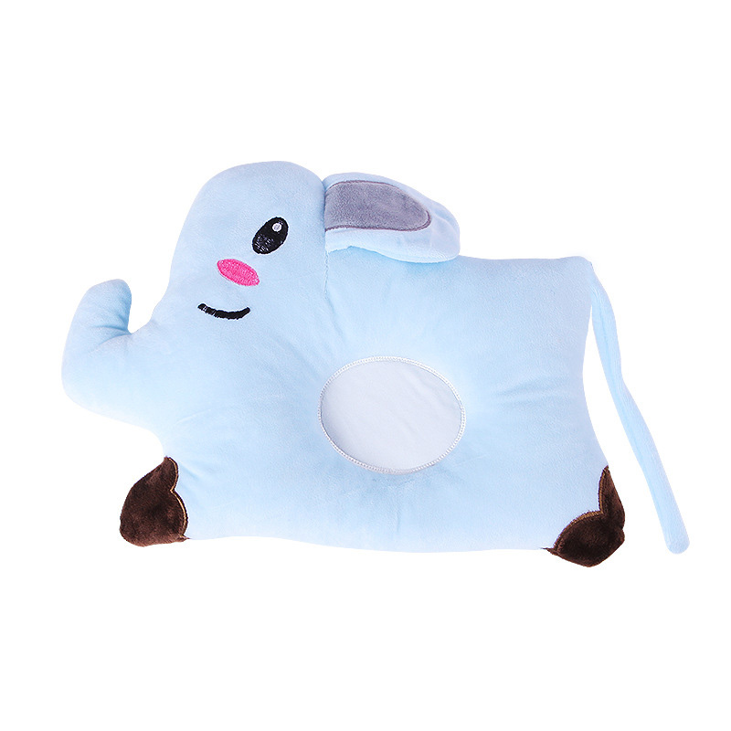 Elephant Design Baby Head Shaping Pillow