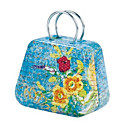 Creative Handbag Design Sunflower Pattern Metal Box
