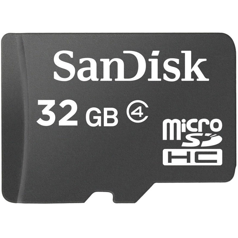 SanDisk 32GB Micro SD Card (SDHC) - 19MB/s
