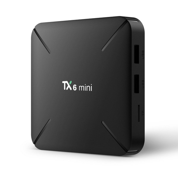 tx6 mini tv box android 9.0 2gb 16gb allwinner h6 quad core support 2.4g wireless wifi set box 4k smart tv box