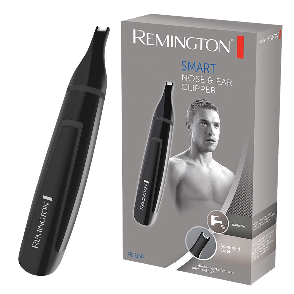 Remington CORDLESS Nose Trimmer Ear Trimmer and Eyebrow Trimmer GROOM KIT Washable NE3150