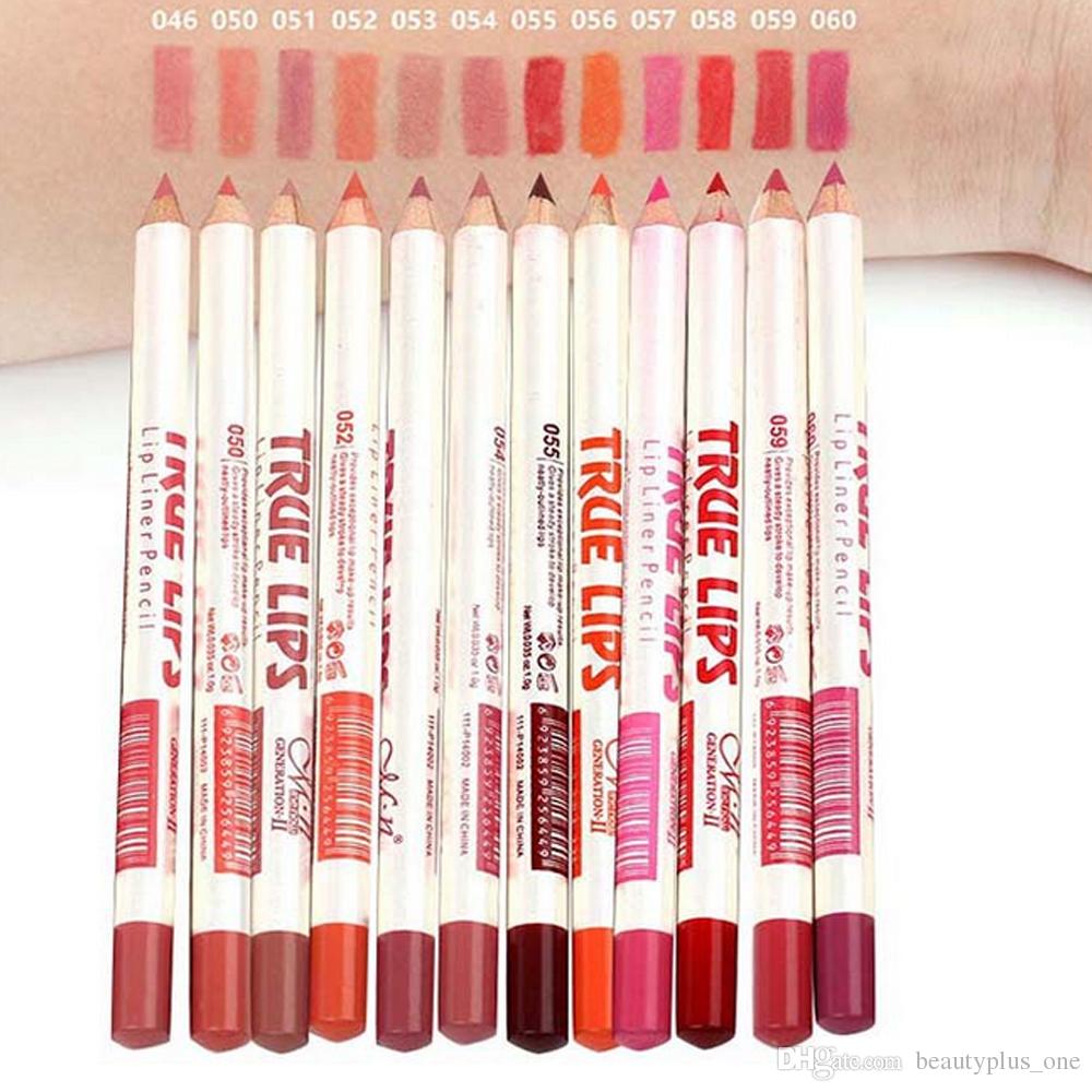 Wholesale-High-quality Make Up True Lips 12Color Lip Liner Pencil Waterproof Professional Lip Liner Cosmetic Tools