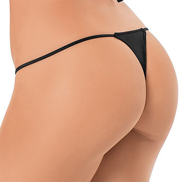 Sexy Mesh Hollow Out Temptation Breathable Low Rise V-String For Women