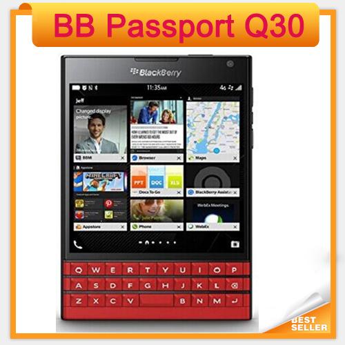 blackberry passport q30 4g tle cell phone blackberry os 10.3 quad core 3gb ram 32gb rom 13mp camera original phone