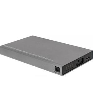 InLine - Speichergehäuse - mSATA (mSATA) - mSATA - 10GBps - RAID 0, 1, JBOD - USB 3,1 (Gen 2) - Schwarz (00031B)