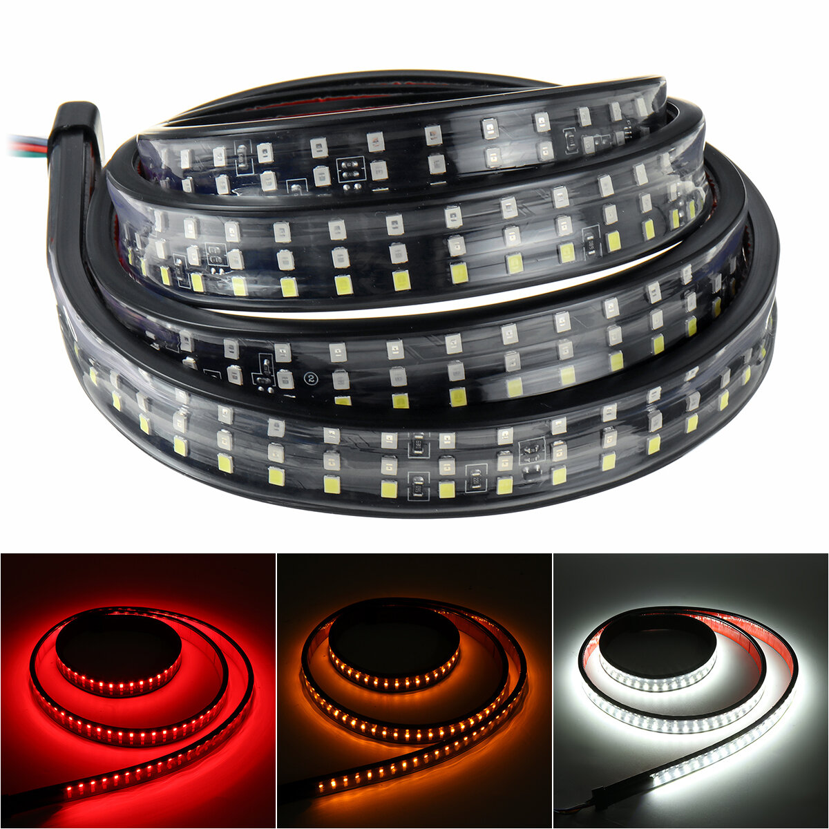 60 Inch Car 432LED Tail Light Bar Strip Brake Reverse Consequential Flowing Turn Signal Lamp Waterproof For Pickup Truck