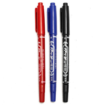 3 Colors Tattoo Transfer Pen Double Ended Skin Marker Piercing Marking Pens